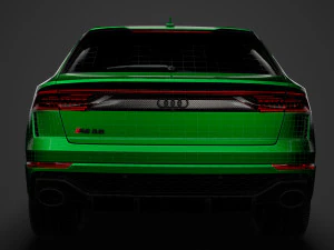 audi rs q8 2020 Modello 3D