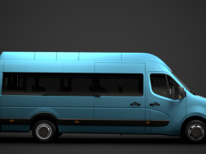 nissan nv 400 l4h3 minibus 2020 Modèle 3D