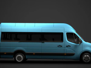 nissan nv 400 l4h3 minibus 2020 3D Model