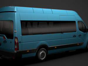 nissan nv 400 l4h3 minibus 2020 Modèle 3D