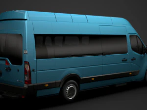 nissan nv 400 l4h3 minibus 2020 3D Model