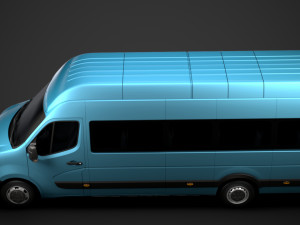 nissan nv 400 l4h3 minibus 2020 Modèle 3D