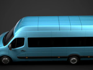 nissan nv 400 l4h3 minibus 2020 3D Model