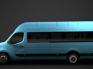 nissan nv 400 l4h3 minibus 2020 3D Model