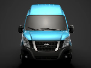 nissan nv 400 l4h3 minibus 2020 3D Model