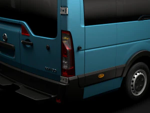 nissan nv 400 l4h3 minibus 2020 3D Model