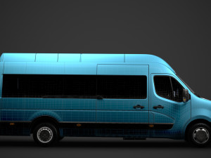 nissan nv 400 l4h3 minibus 2020 Modèle 3D