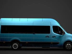nissan nv 400 l4h3 minibus 2020 3D Model