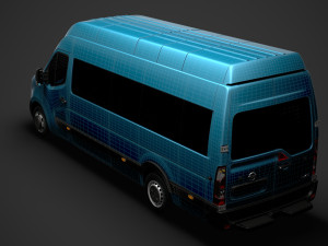 nissan nv 400 l4h3 minibus 2020 Modèle 3D