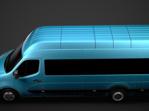 nissan nv 400 l4h3 minibus 2020 Modèle 3D