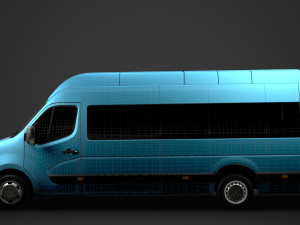 nissan nv 400 l4h3 minibus 2020 Modèle 3D