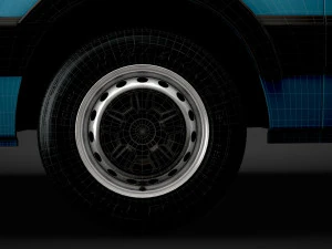 nissan nv 400 l4h3 minibus 2020 3D Model