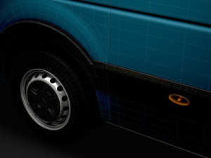 nissan nv 400 l4h3 minibus 2020 Modèle 3D