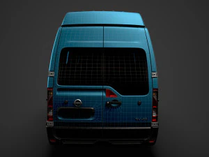 nissan nv 400 l4h3 minibus 2020 3D Model
