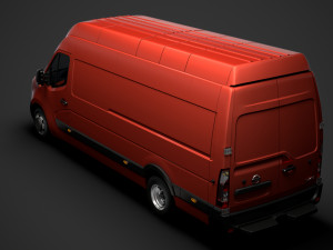 nissan nv 400 l4h3 van 2020 3D मॉडल