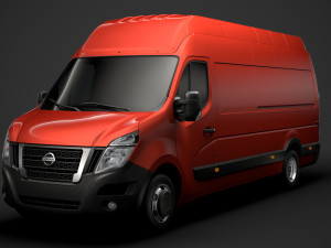 nissan nv 400 l4h3 van 2020 3D मॉडल