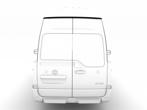 nissan nv 400 l4h3 van 2020 3D मॉडल
