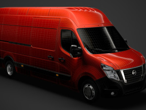 nissan nv 400 l4h3 van 2020 3D मॉडल