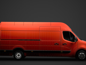 nissan nv 400 l4h3 van 2020 3D मॉडल