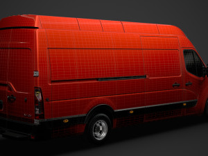 nissan nv 400 l4h3 van 2020 3D मॉडल