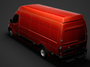 nissan nv 400 l4h3 van 2020 3D मॉडल