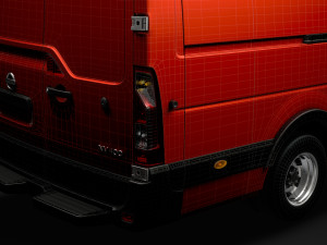 nissan nv 400 l4h3 van 2020 3D मॉडल