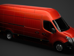 nissan nv 400 l4h3 van 2020 3D मॉडल