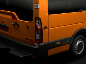 opel movano l4h3 minibus 2020 3D Model