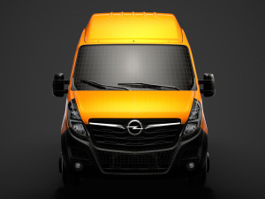 opel movano l4h3 minibus 2020 Modelo 3D