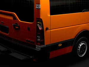 opel movano l4h3 minibus 2020 3D Model
