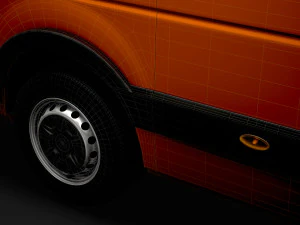 opel movano l4h3 minibus 2020 3D Model