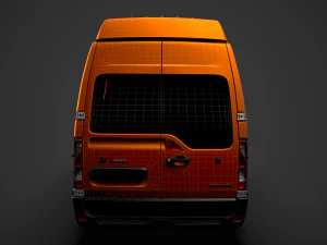 opel movano l4h3 minibus 2020 3D Model