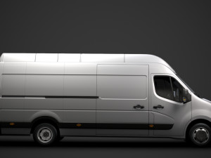 opel movano l4h3 van 2020 3D 모델