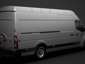 opel movano l4h3 van 2020 3D 모델