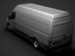 opel movano l4h3 van 2020 3D 모델