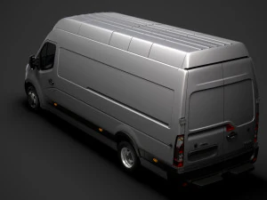 opel movano l4h3 furgone 2020 Modello 3D