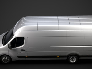 opel movano l4h3 van 2020 3D 모델