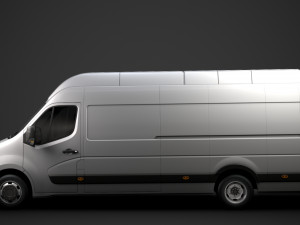 opel movano l4h3 van 2020 3D 모델