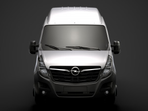 opel movano l4h3 van 2020 3D 모델