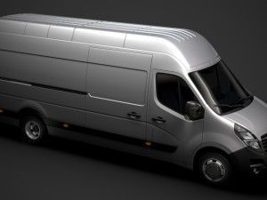 opel movano l4h3 van 2020 3D 모델