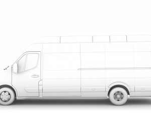 opel movano l4h3 van 2020 3D 모델