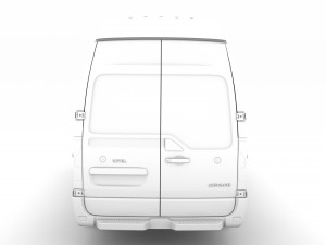 opel movano l4h3 van 2020 3D 모델