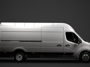 opel movano l4h3 van 2020 3D 모델