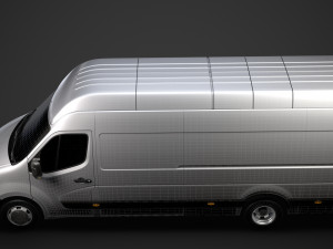 opel movano l4h3 van 2020 3D 모델