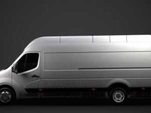 opel movano l4h3 van 2020 3D 모델