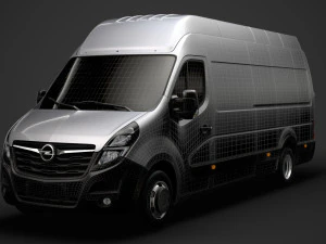 opel movano l4h3 furgone 2020 Modello 3D