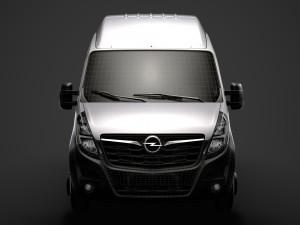 opel movano l4h3 van 2020 3D 모델