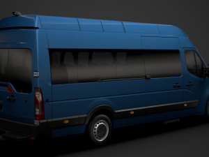renault master l4h3 minibus 2020 Modèle 3D