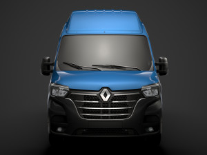renault master l4h3 minibus 2020 Modèle 3D