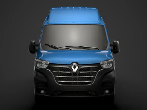 renault master l4h3 minibus 2020 3D Model